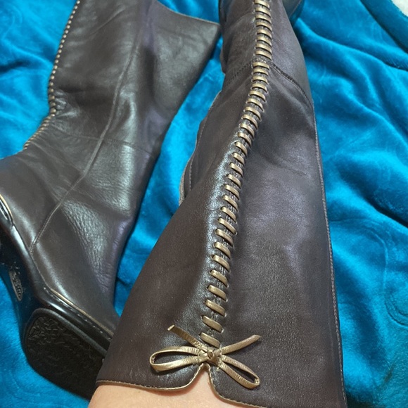 Sofft Long Brown Boots - Picture 4 of 6